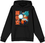 Bioworld Dragon Ball Super Super Saiyan Adult Black Hoodie-XS