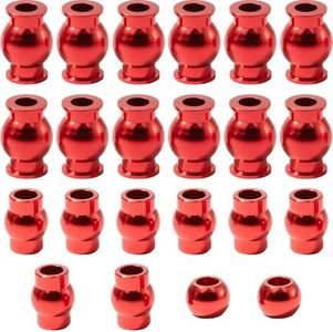 Fraizoe RC 22PCS RC Pivot Ball Kit Aluminum Suspension Link/Shock/Steering Link Pivot Ball Replace #AR330515, Compatible with 1/10 Arrma Senton/Granite/Typhon/Fury/Quake, Big Rock/Vorteks 4X4 3S 550