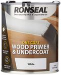 Ronseal One Coat Wood Primer and Undercoat 750ml