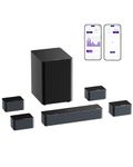 ULTIMEA 7.1 Soundbar with Dolby Atmos, 500W Home Theater Surround System, 4 Wired Surround Speakers, Surround Sound System for TV with Wireless Subwoofer, Poseidon D80 Boom (2026 Model)