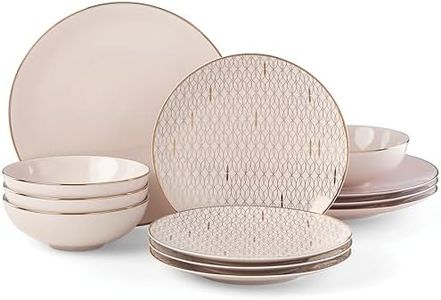 Lenox Blush Trianna 12-Piece Dinnerware Set, 16.20 LB