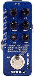 MOOER A7 Ambiance Mini Versatile Reverb Pedal with Lofi, Octave, Moduation Effects and Infinite Trail Function…