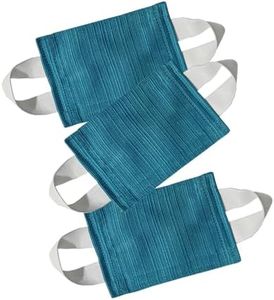 SLIFEOW Door Silencer, Quiet Door Closer Cushion, Padded Door Latch Cover for Nursery, Baby, Light Sleepers Noise Reduced Prevent from Locking for Toddler Safety - 4.1 x 3.1 inch, Peacock Blue, Pack-3