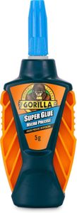 Gorilla Super Glue Micro-Precise 5g – Fast Setting, Precision Applicator