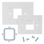 Thermostat Wall Plate Compatible with Honeywell Home THP2400A1027W Coverplate Assembly Wall Mount Plate -White