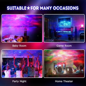 Astronaut Galaxy Star Projector – White Night Light