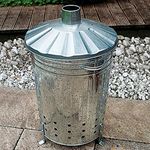 Apollo Gardening 90L Galvanised Metal Incinerator