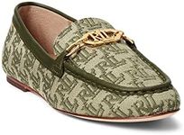 LAUREN Ralph Lauren Averi II Loafer Olive/Classic Olive 7 B (M), Olive/Classic Olive, 5 UK