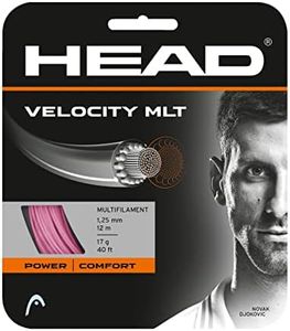 HEAD Velocity MLT Tennis String (Set) (Pink, 17)