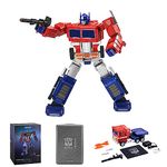 Robosen Elite Edition Optimus Prime Transformer: Voice & App-Controlled, Interactive, G1 Series Inspired Convertible Robot - A Collector's Dream for Transformers Fans of All Ages