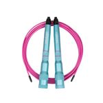 PICSIL Bee Rope - Aluminum Rope The only self-adjusting rope in the world, very light and extremely fast. Speed Rope, Double Jump Rope Double Unders, Cross Training, Boxing, Fitness (New Blue)