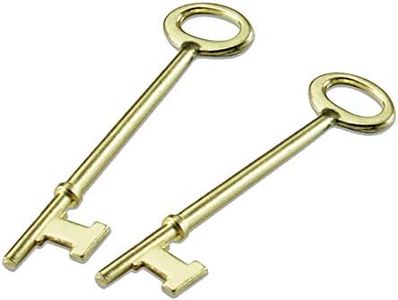 Lucky Line Skeleton Key for Lever, Antique Doors & Locks, 2 Pack, Flat Tip (87002)