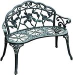 Outsunny Outdoor Bench, Cast Alumin