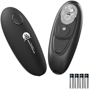 Automatic Electric Can Opener with Battery Included - Hands-Free Operation, Smooth Edge Cutting, Battery Powered for Effortless Opening