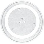 Beaquicy WB39X10003 Microwave Glass Turntable Tray Glass Plate - Replacement for GE Kenmore Hotpoint Microwave - 12 1/2" Plate - Replaces WB39X10002