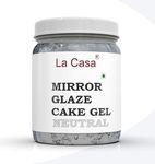 La Casa Edible Glazing Gel | Neutral Flavour | Ideal for Cake Icing Decoration & Garnishing | 350g |