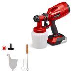 Einhell Power X-Change 18V Cordless Fence & Decking Paint Sprayer - Effortless And Fast Painting Of Fences, Sheds, Decking & Garden Furniture - TC-SY 18/60 Li Solo Spray Gun (Battery Not Included)