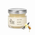 Bare Necessities Organic Beeswax Lip Balm for Dry & Pigmented Lips, Lightens Dark Lips with Shea Butter, Vitamin E & Honey, Non-Toxic, Petroleum-Free - 20g