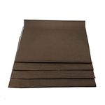 CRAFTWAFT MATT Fluorescent NEON Large Craft Sheet Plain 28X20 INCH Large 60 GSM One Sided Coloured Paper (Set of 12) (Brown)