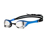 Arena SWIM GOGGLES COBRA ULTRA SWIPE MIRROR - SILVER/BLUE