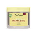 SheaMoisture Styling Black Edge Control Gel For Curly Hair Jamaican Black Castor Oil and Flaxseed Paraben-Free Anti-Frizz Hair Gel 3.5 oz