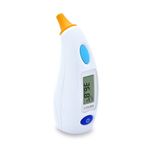 CTD504 Digital Ear Thermometer by Citizen Healthcare Systems - Easy Use Antibacterial Thermometer with Long Battery Life for Adults & Children