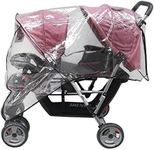 Universal Double Stroller Rain Cove