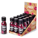 Zinger Intense Sour Cherry Shot. Plant Based Shot. Natural Kick in a Pocket-Sized Format with no Added Sugar, (Pack of 15 x 70ml)