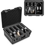 Kinghardcase Hard Pistol Cases - Waterproof, Compatible with 5 Pistols & 12 Magazines - Durable Gun Case for Collectors & Enthusiasts