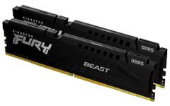 Kingston FURY Beast Black 32GB 6000MT/s DDR5 CL30 DIMM (Kit of 2) Desktop Gaming Memory - KF560C30BBEK2-32