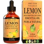 Lemon Essential Oil, Large 4 oz, by Mary Tylor Naturals, 100% Pure Essential Oil, Therapeutic Grade, 100% Pure and Natural, Perfect for Aromatherapy, and Much More by Mary Tylor Naturals