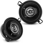 Pyle 2-Way Universal Car Stereo Speakers - 120W 3.5 Inch Coaxial Loud Pro Audio Car Speaker Universal OEM Quick Replacement Component Speaker Vehicle Door/Side Panel Mount Compatible - PL31BK (Pair)