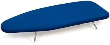 Duwee (30.47x73.66cm) Table top Ironing Board with Thicken Felt Padding, Stainless Steel Leg (Blue)