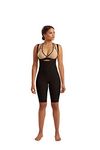 Marena Recovery Knee-Length Compression Girdle with High-Back - S, Black