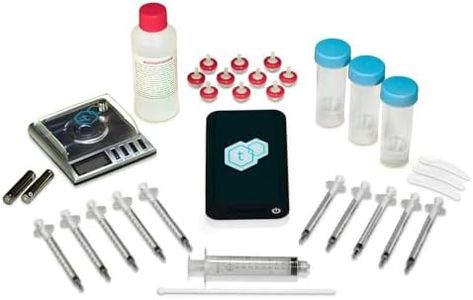 tCheck 3 Potency Tester with Flower Testing Expansion Kit - UV Spectrometer for Potency Testing (Not for FECO & RSO) - Hemp & Herbal Detection Kit for Edibles, Flowers, Concentrates, Oil, Black
