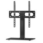 WALI Universal TV Stand, Table Top TV Stand for 32 to 65 inch TV, Height Adjustable TV Mount with Security Wire, 88lbs Weight Capacity, Max Mounting Holes 400x400mm(TVDVD-01), Black