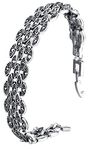 Shining Diva Fashion Jewellery Oxidised Silver Stylish Bracelet for Women & Girls (Silver)(8677b)