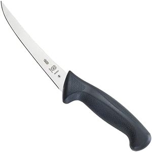 Mercer Culinary M23820 Millennia Black Handle, 6-Inch Curved, Boning Knife