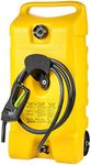 Scepter Portable Diesel Fuel Tank, Gas Storage Caddy with Pump & Hose, 14 Gallon