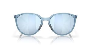 Oakley Women's Oo9288 Sielo Sunglasses, Matte Transparent Stonewash/Prizm Deep Water Polarized, 57 mm