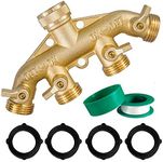 Hourleey Brass Garden Hose Splitter