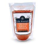 Lily Aunty's Chicken Sukka Masala Powder | Quantity - 120g (Pack of 1) | Mangalorean Masala Powder Mix | Ideal for Prawns, Fish, Chicken, Clams, Seafood dishes | Ingredient Type: Vegetarian