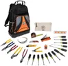Klein Tools 80028 Hand Tools Kit includes Pliers, Screwdrivers, Nut Drivers, Backpack, and More Jobsite Tools, 28-Piece