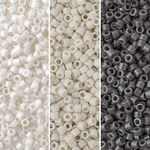 Miyuki Delica Seed Beads Bundle: Size 11/0, Palette Collection DB211, DB261, DB268, 7.2 Grams, 3 Tubes