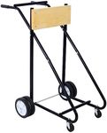 Outboard Boat Motor Stand w/Wheels, Heavy Duty Engine Carrier Cart Dolly for Storage, 315lbs Weight Capacity, Multi Purposed Engine Stand