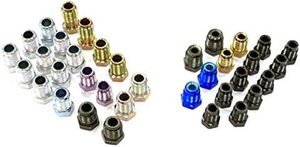 The Stop Shop Metric ISO/Bubble Flare Brake Line Fitting Kit for 3/16 and 1/4 Tube