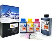 BLUE SWAN 550ml Refill Ink Kit compatible with Canon 540/541,PG540L-CL541XL Ink Cartridge for - Canon Pixma TS5150 MG2250 MG3150 MG3250 MG3550 MG3650 MG3600 MG4250 MX395, MX455, MX475, MX525, MX535