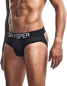 SKYSPER Men's Jockstrap Underwear Mesh Breathable Jock Strap