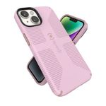 Speck Products Candyshell Grip Case fits iPhone 14, 6.1" Model, Compatible with MagSafe, Soft Lilac/Carnation Petal