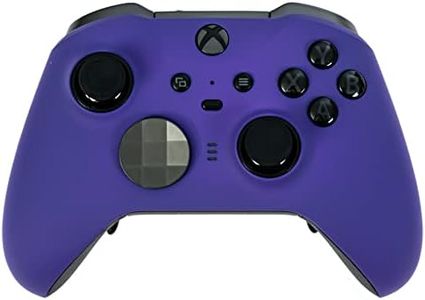 Xbox Elite Series 2 Custom Soft Touch Controller - Soft Touch Feel, Added Grip, Vibrant Purple Color - Compatible with Xbox One, Series X, Series S